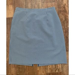 Connected Apparel Plaid Gingham Mini Skirt